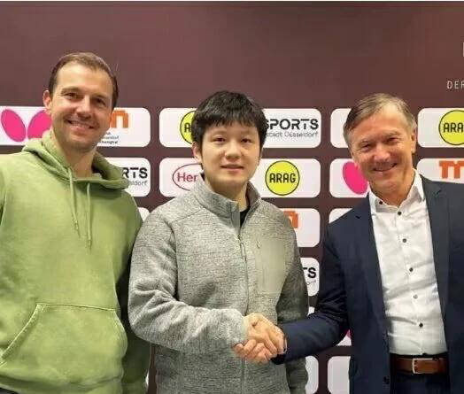 樊振东正式转会，下赛季将代表杜塞尔多夫俱乐部征战德甲联赛